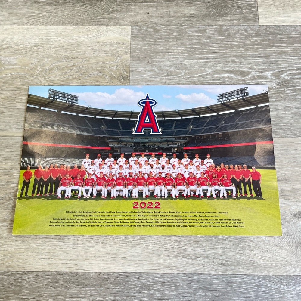 Los Angeles Angels Team Photo 2022 Promo Stadium 2023 Schedule Ohtani Shohei